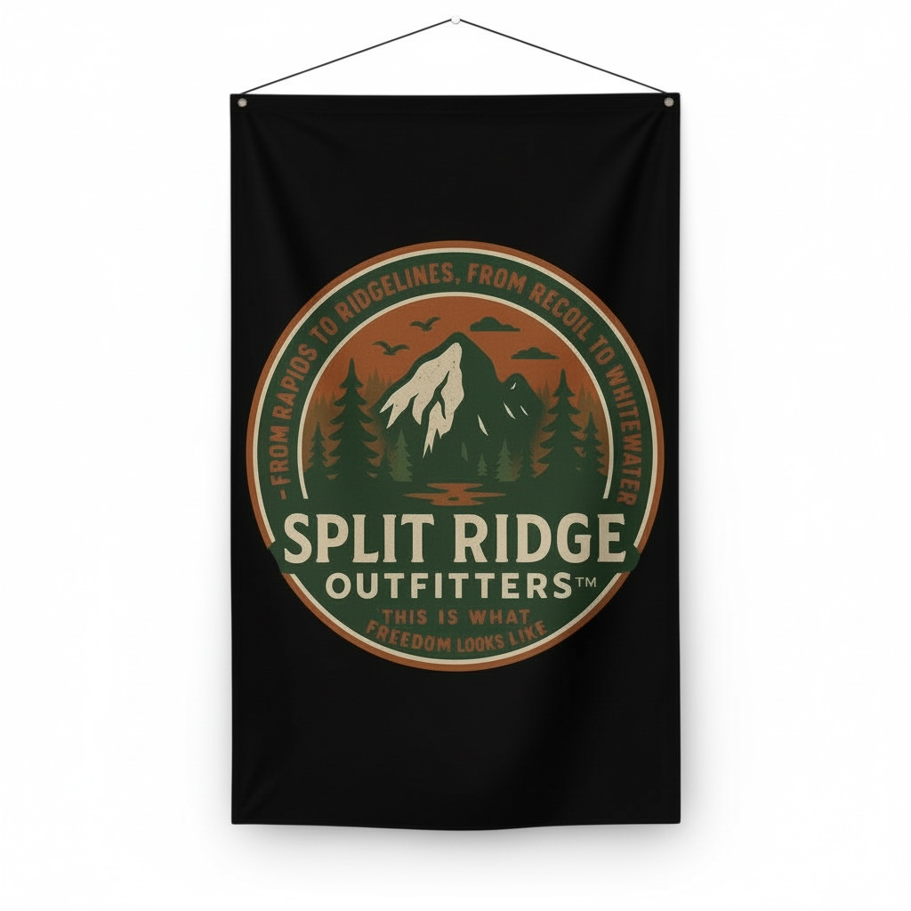 Split Ridge Wall Flag