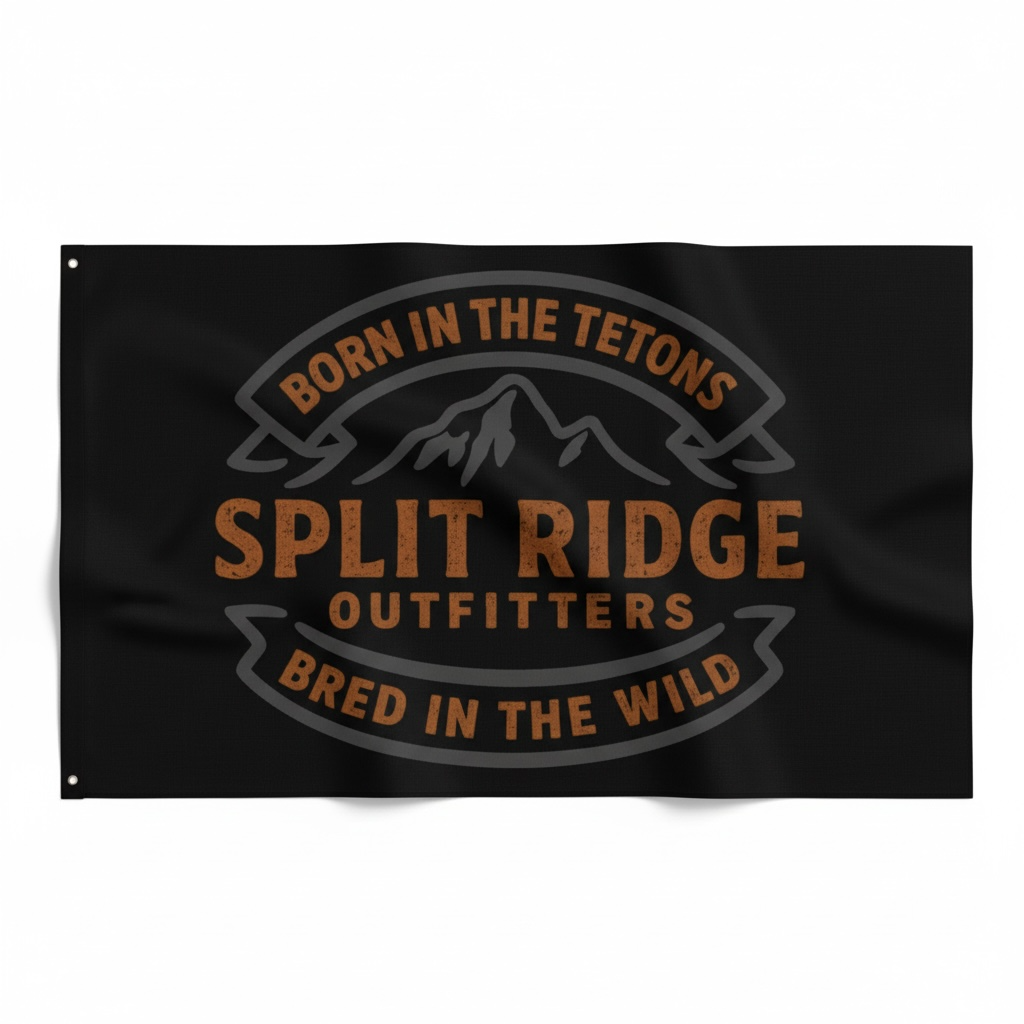 Split Ridge Wall Flag