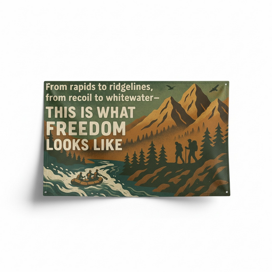 Split Ridge Wall Flag