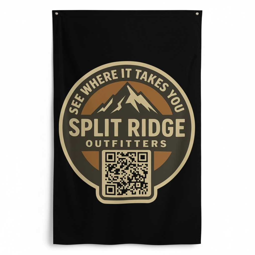 Split Ridge Wall Flag