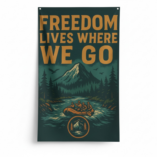 Split Ridge Wall Flag