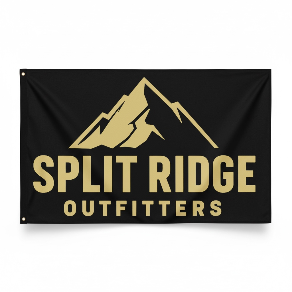 Split Ridge Wall Flag