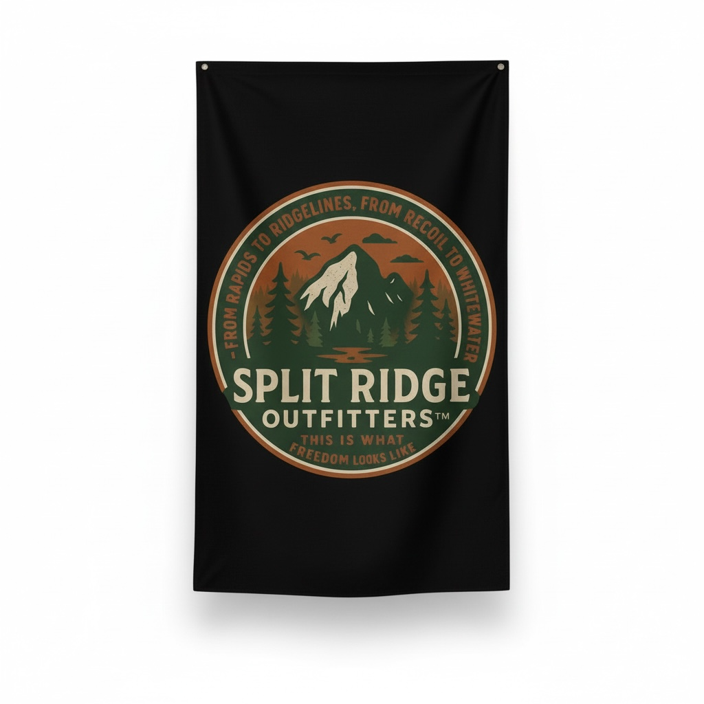 Split Ridge Wall Flag