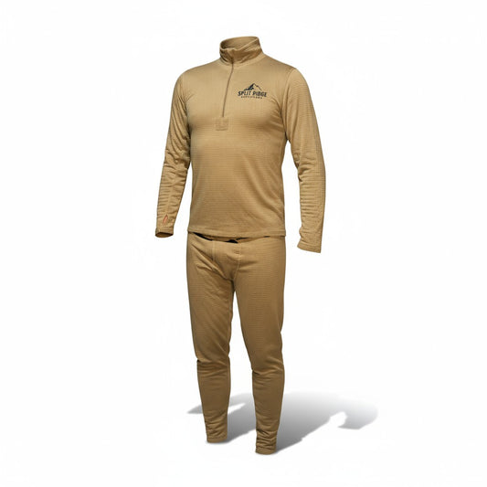 Split Ridge Waffle Thermal Set