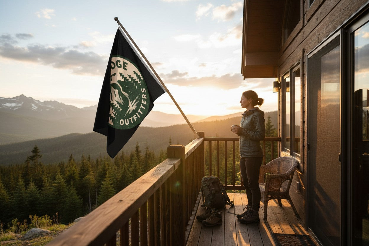 Split Ridge Outfitter Flag