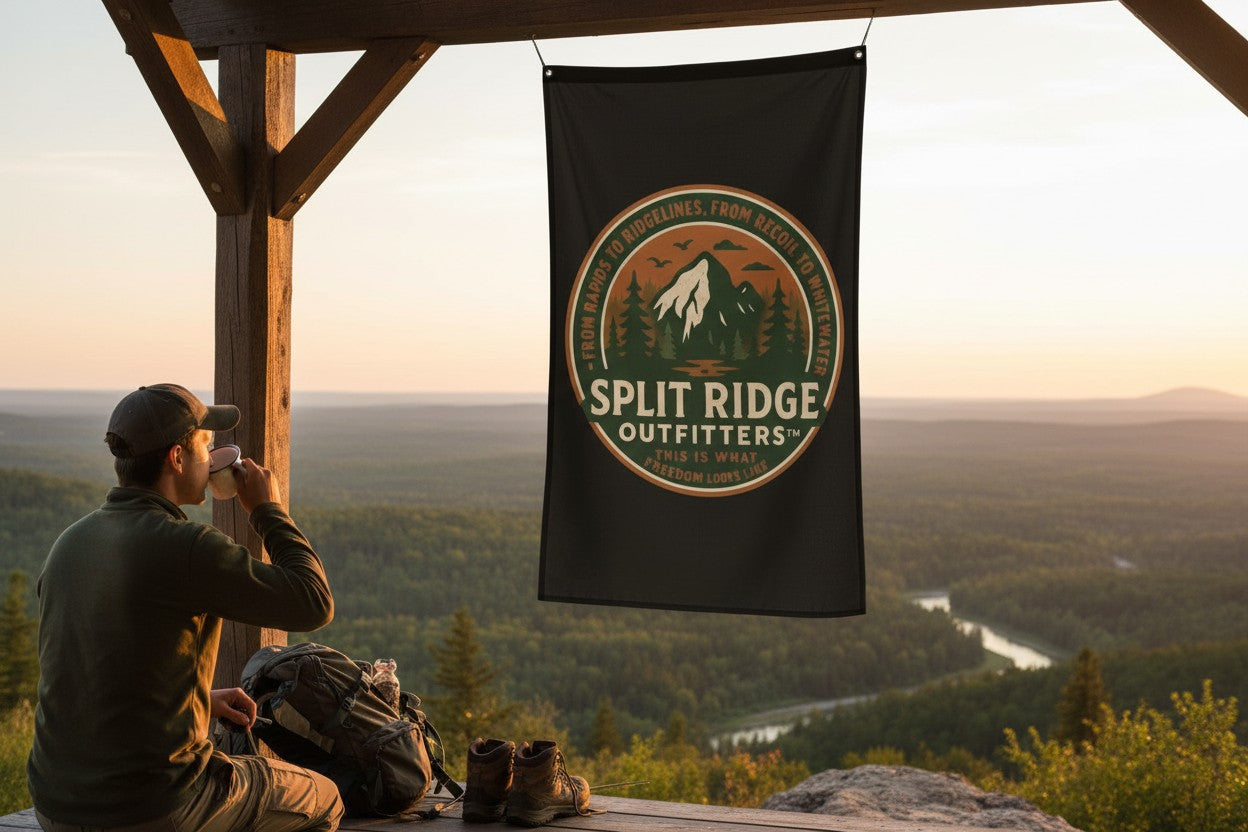 Split Ridge Wall Flag