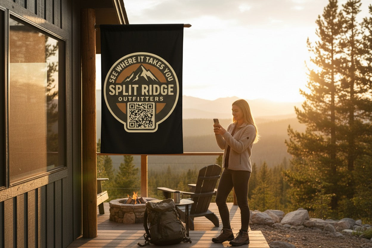 Split Ridge Wall Flag